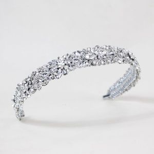 Bridal Tiara Headband with Swarovski Crystals